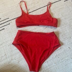 Everlane high rise bikini